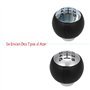 Carrfan Pommeau de Levier de Vitesse en Cuir,Transmission Manuelle 6 Vitesses Remplacement pour Peugeot 307 308 3008 407 5008 80