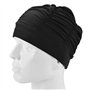 Bonnet de Bain Bonnet de Natation,Turban de Natation en Tissu Chapeau de Natation Femme Bonnet Piscine Bonnet de Bain Cheveux Lo