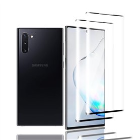 Kziwii 2 pièces Verre trempé Compatible avec Samsung Galaxy Note 10 Film Protection Écran