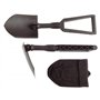 Fiskars Pelle pliable pour camping et alpinisme, 2 en 1 : pelle ou pioche, Housse en tissu incluse, Longueur : 59 cm, Acier au b