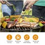 Jsdoin Thermometre Cuisine, LCD Longue Termometre Cuison, Thermometre Barbecue, Alimentaire Thermomètre Digital pour Patisserie 