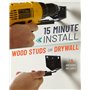 ECHOGEAR Support Mural Universel pour Barre De Son – Fonctionne avec Toutes Les Barres De Son Y Compris Samsung, Vizio, Roku, So