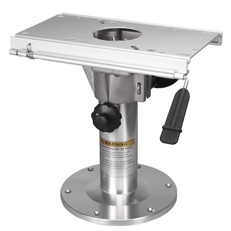 ONHI Adjustable Aluminum Boat Seat Pedestal 14-20 Inch Height with Slide