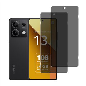 YIFNTANG [2 Pièces] Verre Trempé Anti-espion pour Xiaomi Redmi Note 13 5G