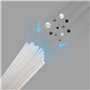 WuYan Lot de 2 tubes de brosse à poussière universels pour aspirateur, tubes de paille multifonction pour aspirateur, brosse à p