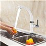 Robinet Simple Eau Froide Robinet d'évier de Cuisine à Levier Unique Mitigeur Cuisine Robinetterie en ABS Ra
