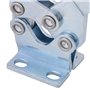 5Pcs Pince à Genouillère, Serre Joint Parallele, Dispositif de Serrage à Genouillère, Horizontal Quick Release Toggle Clamps Out
