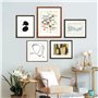 30Pcs Fixation Murale Sans Percer, Attache Cadre Sans Percer, Accroche Tableau Adhesif Invisibles, Crochet Adhesif Mural sans Pe