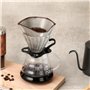 Aieve Filtre à café réutilisable - Taille 4 - En acier inoxydable - Compatible avec les machines à café filtre Philips (HD7546/2