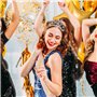 KroY PecoeD Décoration Anniversaire 40 Ans Femme Strass Couronne Echarpe Happy 40th Birthday Diadème Kit Anniversaire Costume Ac