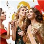 KroY PecoeD Décoration Anniversaire 40 Ans Femme Strass Couronne Echarpe Happy 40th Birthday Diadème Kit Anniversaire Costume Ac