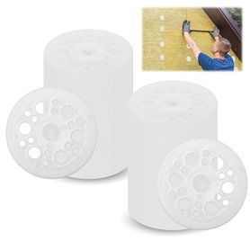 Bmliingchau Lot de 120 rondelles isolantes en polypropylène pour isolation en panneaux de fibres de bois - Rondelles fixes pour