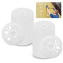 Bmliingchau Lot de 120 rondelles isolantes en polypropylène pour isolation en panneaux de fibres de bois - Rondelles fixes pour