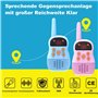 Kopobob Talkie-Walkie Enfants Jeu de Famille Cadeau pour Garçons et Filles Talkie-Walkie Enfants avec Lampe de Poche 16 sous-Can
