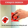 2 Pièces Coupe-Bordure de Peinture Kit, Rouge, Multifonctionnel, Outil de Coupe pour Bordure de Peinture, Design de Poignée Rond