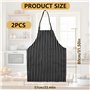 Tablier Réglable avec Poches Tablier Cuisine Homme Femme