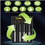 Snado 18650 Chargeur de Batterie pour Piles NI-MH NI-CD AA AAA C Li-ION 18650 18500 18350 17650 17670 17500 16340 26650 25500 22