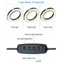 QWORK® Lampe loupe avec Pince et Base, Lampes loupe 10X, 3 Modes de Couleur et 10 luminositéà intensité Variable, Lampe à Bras p