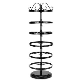 QWORK® 6 Niveaux porte de boucles d'oreilles