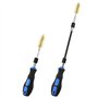 Brosses rondes 8-19 mm en nylon/laiton/acier avec rallonge de 150 mm
