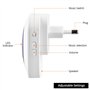 QWORK® Sonnette sans Fil, Sonnette entrée Magasin, 1 Récepteur et 1 détecteur de Mouvement PIRcapteur, 38 Mélodies au 3 Niveau v
