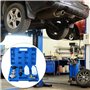 QWORK® Testeur de Joints de Culasse Kit, Détecteur de Fuite CO2, Testeur de Fuite Moteur sans Solution de Réaction, pour Voiture
