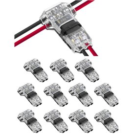 QWORK® 12PCS Connecteur Electrique sans Soudure