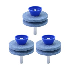 QWORK® 3PCS Affûteuse de Lames de Tondeuse à Gazon