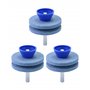 QWORK® 3PCS Affûteuse de Lames de Tondeuse à Gazon