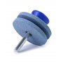 QWORK® 3PCS Affûteuse de Lames de Tondeuse à Gazon, Affûteuse de Outils de Jardin, Compatible avec Perceuses Électriques et Perc