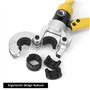 QWORK® Mâchoires de Sertissage V Contour, V12/15/18/22/28mm pour Pince a Sertir