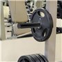 QWORK® 2 pièces supports muraux pour plaques de poids, pour 2.5 cm/3 cm/5 cm, avec boulons d'ancrage de montage, capacité max.22