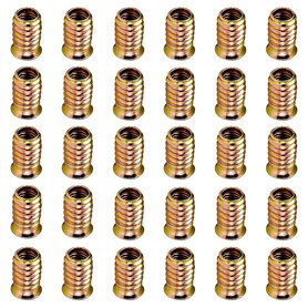 Tucireat 20 Pièces Visserie Vis D'assemblage Inserts Filetés Vis M8 Boulon M8 Ecrou Cage Insert Fileté Metal Insert Fileté Nuts