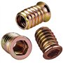 Tucireat 20 Pièces Visserie Vis D'assemblage Inserts Filetés Vis M8 Boulon M8 Ecrou Cage Insert Fileté Metal Insert Fileté Nuts 