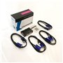 Yinker Commutateur VGA KVM 4 ports VGA KVM pour clavier souris haut-parleur USB avec câble KVM