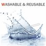 Lot de 100 boucles d'identification de bagages en plastique transparent de 15,2 cm pour cartes de visite ou photos