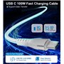 Câble Multi Chargeur de 10FT 100W pour Apple Watch - Câble de Chargeur Universel 4 en 1 avec Chargeur Apple Watch, Lightning, US