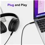 Câble Audio de Remplacement pour Casque Bose, Jack Auxiliaire 3,5 mm à 2,5 mm Compatible avec Bose 700 QuietComfort SC Ultra QC2