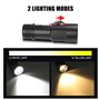 XLENTGEN Lampe Plongée sous Marine 1000 Lumens Torche de Plongée avec Lumière Blanche/Jaune, IPX8 Étanchéité, 200 Pieds Lampe de