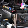 SUPERWSLING Cuir PU Organisateur Voiture, Rangement Auto Accessoire Interieur pour Le conducteur Principal et Le Passager Avant