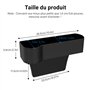 SUPERWSLING Cuir PU Organisateur Voiture, Rangement Auto Accessoire Interieur pour Le conducteur Principal et Le Passager Avant
