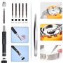 Kit de remplacement de batterie de montre, tournevis de réparation de montre, outil de remplacement de bracelet de montre, clé d