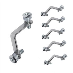 Lokatall Lot de 6 Supports de Serrage Réglables Sans Bord pour Verre - Clips de Séparation d'Écran
