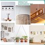 6 Pièces 1,5mm × 2m Ajustable Cable Suspension, Cable Acier Cable Suspension Luminaire Agencements, Câble Métallique Fixation po