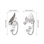 2 Paires Oreille d'Elfe Chic Manchettes d Oreilles Aile Artisanat pour Cosplay Elf Brassard Boucles d'Oreilles pour Elfique Cost