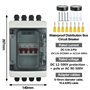 Protection contre les surtensions PV Dc - Disjoncteur PV - Disjoncteur 500 VDC 2 broches 32 A - Disjoncteur automatique PV - Boî