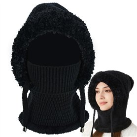NAROSEBE Cagoule Femme Hiver