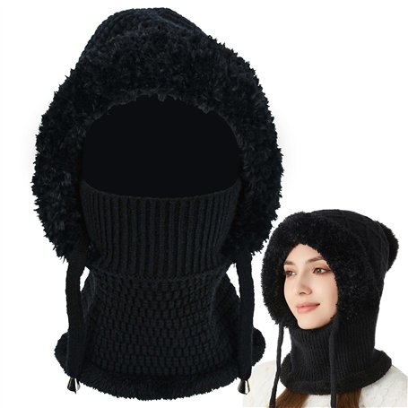 NAROSEBE Cagoule Femme Hiver