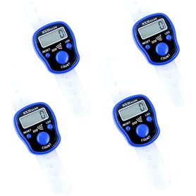 Fasizi Lot de 4 mini marqueurs de point de croix avec affichage LCD et compteur numérique électronique