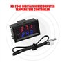 DC12V LED Contrôleur de Température de Commutateur de Thermostat de Micro-ordinateur, LED Régulateur de Température Numérique av